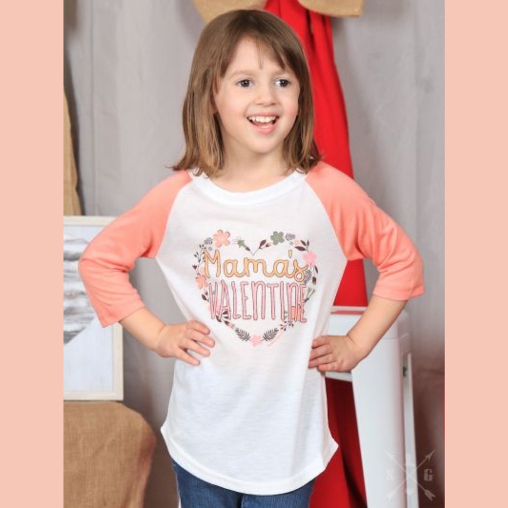 Girls Valentine's Day Tee